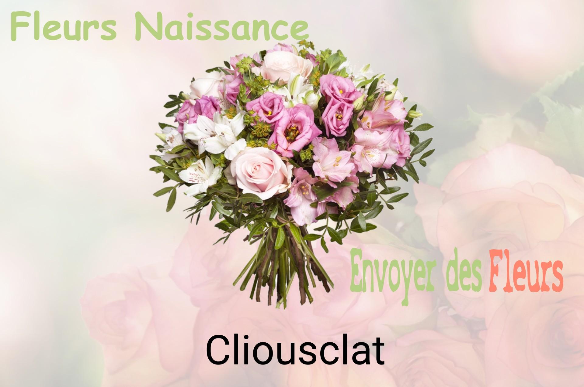 Bouquet de fleurs de naissance livré à Cliousclat